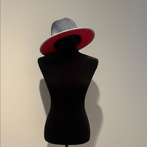 Keith and James Stylish Light Blue and Red Women's Hat